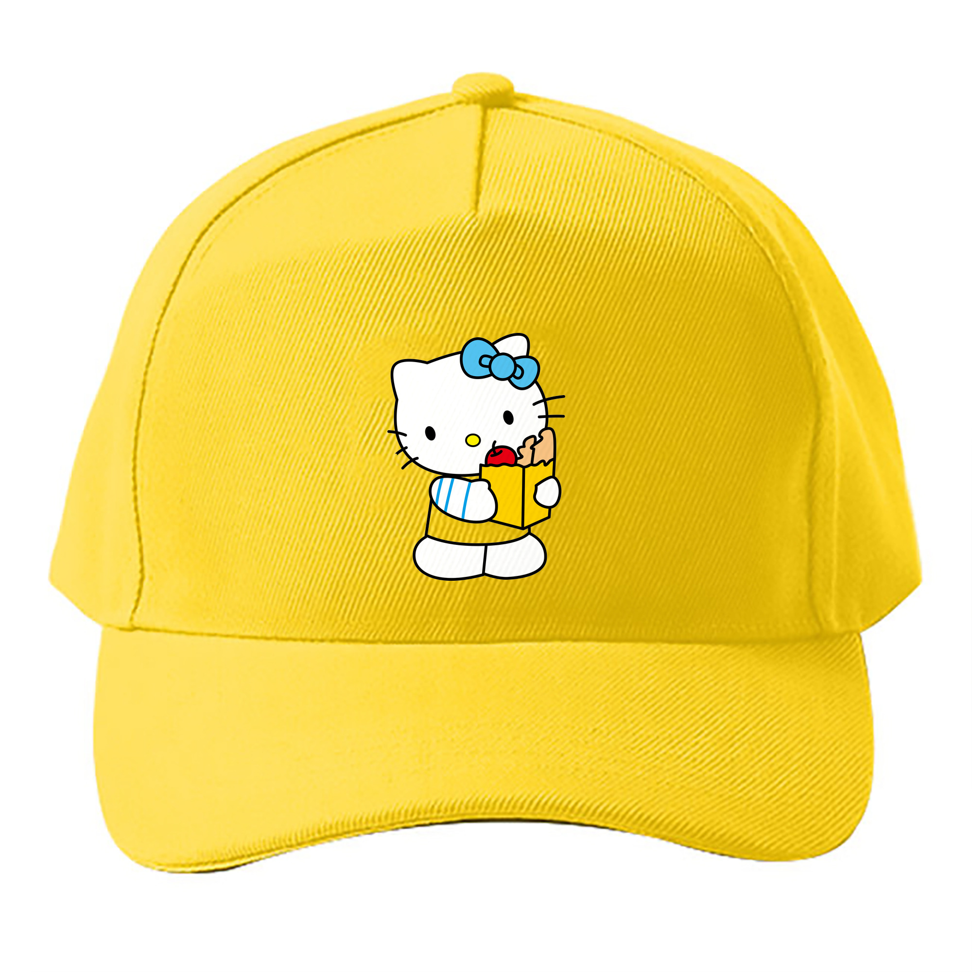 （画像用） Hello Kitty ハローキティ ベースボールキャップ 綿100％ 男女兼用 帽子 スポーツ